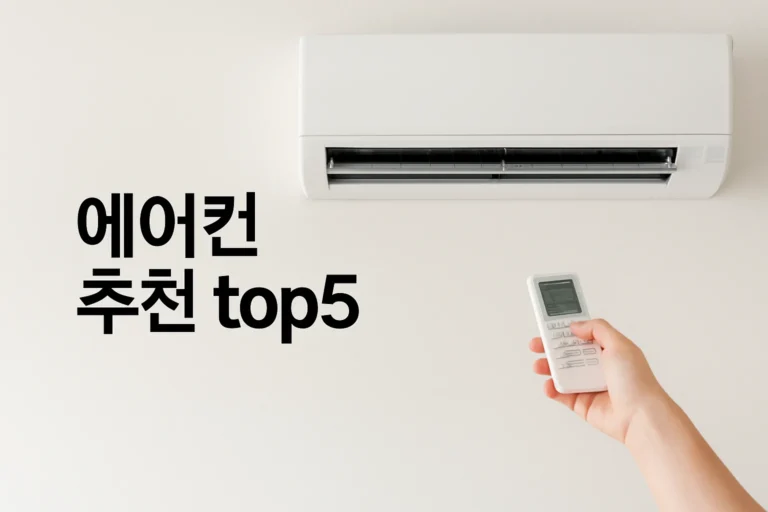 에어컨 추천 top5 대표 이미지