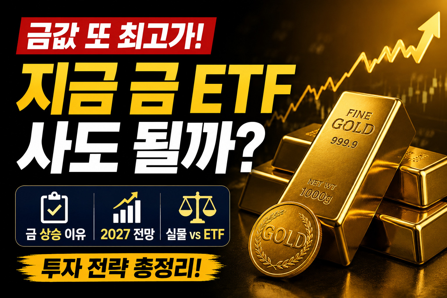 금값 최고가 지금 사도될까